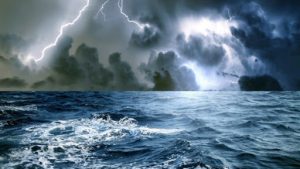 Ride out the storm meaning and etymology