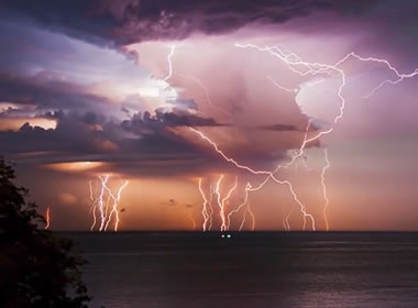 Lake Maracaibo lightning hotspot