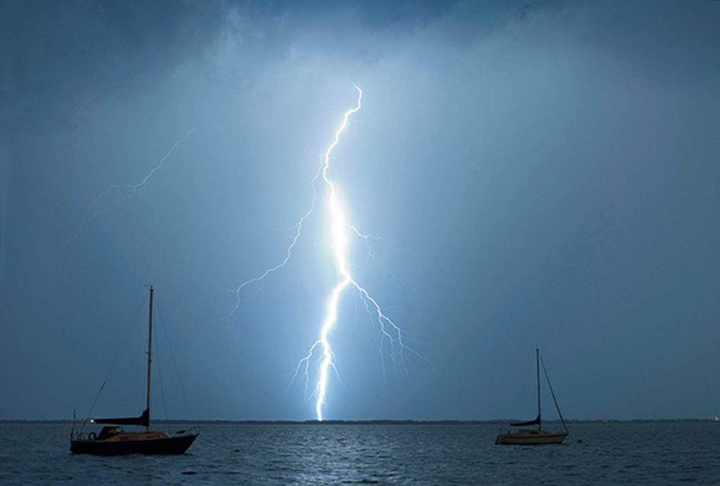 Lightning strikes and cruising yachts - how to avoid prepare manage