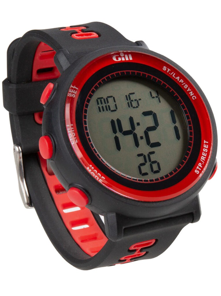 Gill Race Watch Black Red