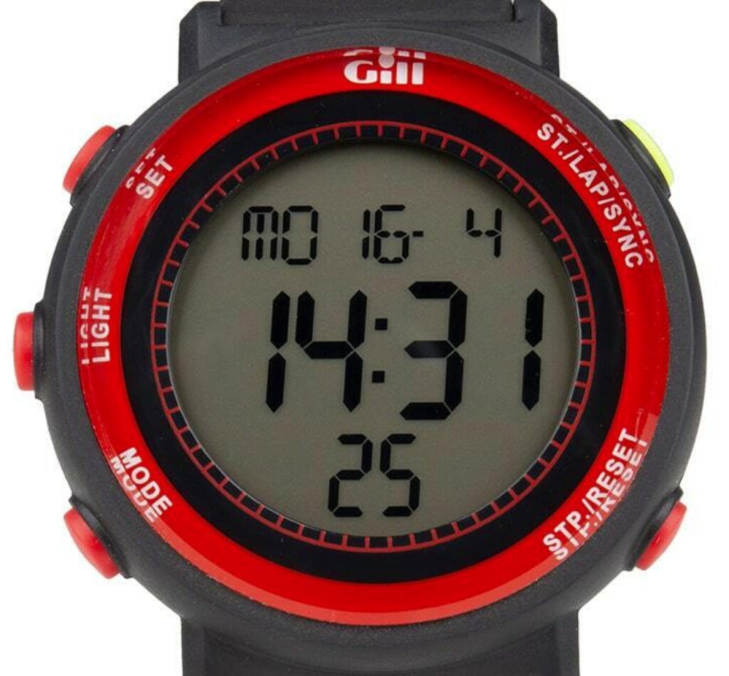 Gill Race Watch Review Basic Display